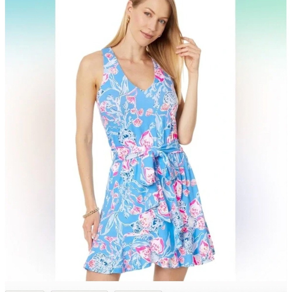 Lilly Pulitzer Camri Romper Bohemian Rhapsody‎ Dress shirts halter Size Small